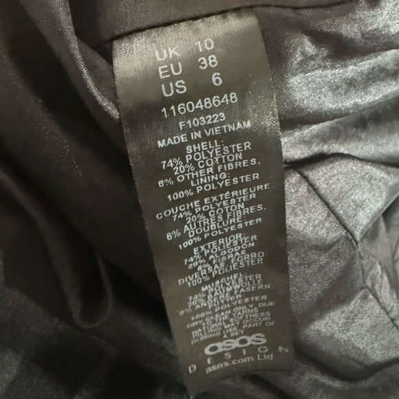 ASOS Rugged Herringbone Coat - Picture 6 of 6